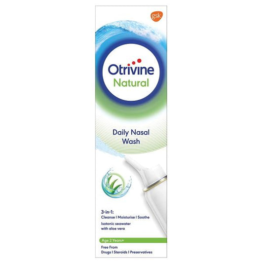 Otrivine Natural Daily Nasal Wash 100ml (Case of 4)