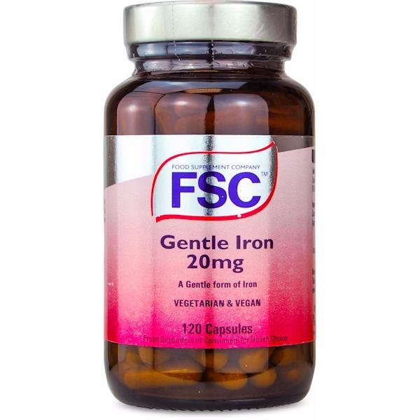 FSC Gentle Iron 20mg 120 Capsules (Case of 6)