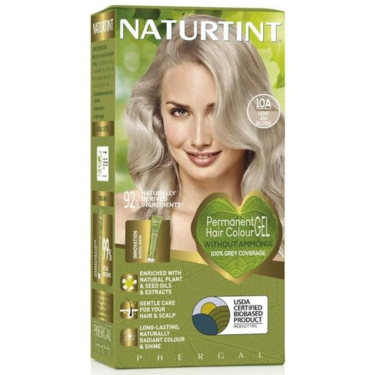Naturtint Hair Colour Gel 10A Light Ash Blonde (Case of 3)