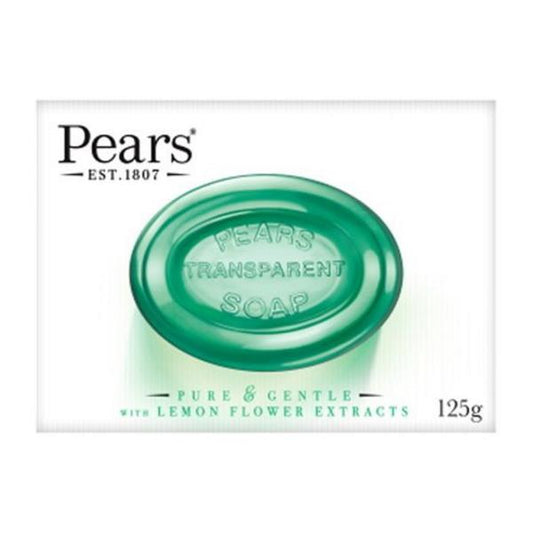 Pears Transparent Soap Pure & Gentle with Lemon Flower Extracts 125g (Case of 12)