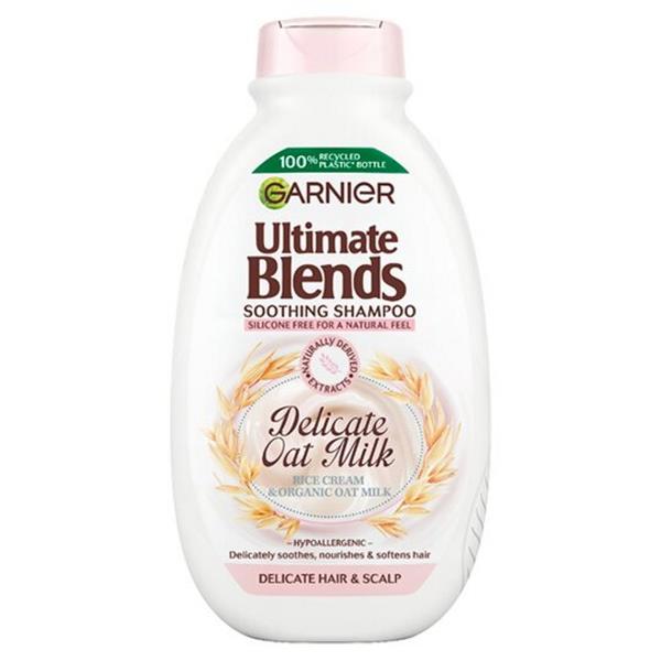 (LT) Garnier Ultimate Blends Delicate Oat Milk Shampoo 400ml (Case of 6)