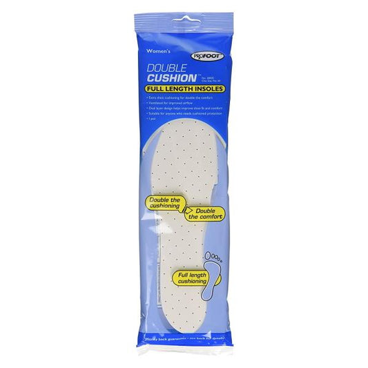 (LT) Profoot Double Cushion Full Length Insoles Women's One Pair (Case of 6)