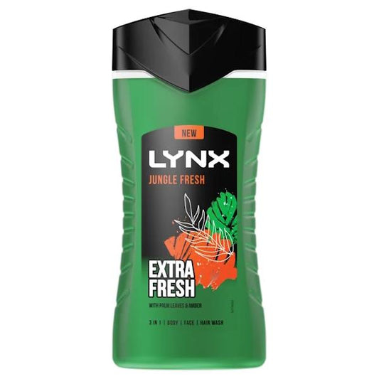 Lynx Jungle Fresh Bodywash 225ml (Case of 6)