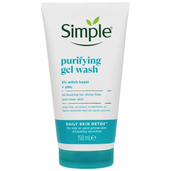 Simple Daily Skin Detox Purifying Gel Wash 150ml (Case of 6)