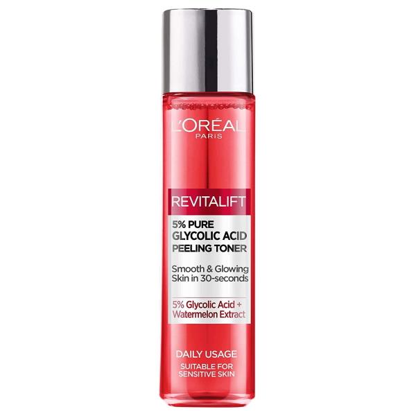 (LT) L'Oreal Revitalift 5% Pure Glycolic Acid Peeling Toner 180ml (Case of 6)