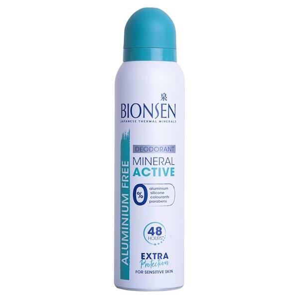 Bionsen Aluminium Free Mineral Active Deodorant Spray 150ml (Case of 12)