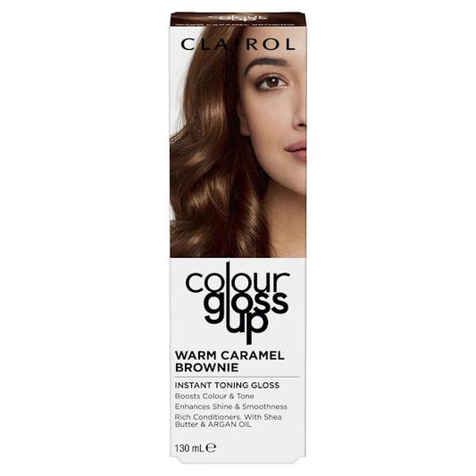 Clairol Colour Gloss Up Warm Caramel Brownie 130ml (Case of 3)