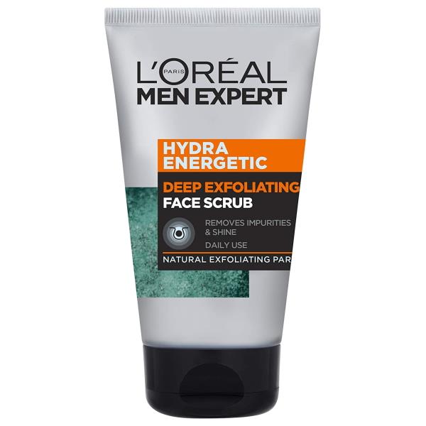 L'Oreal Men Expert Hydra Energetic Deep Exfoliating Face Scrub 100ml (Case of 6)