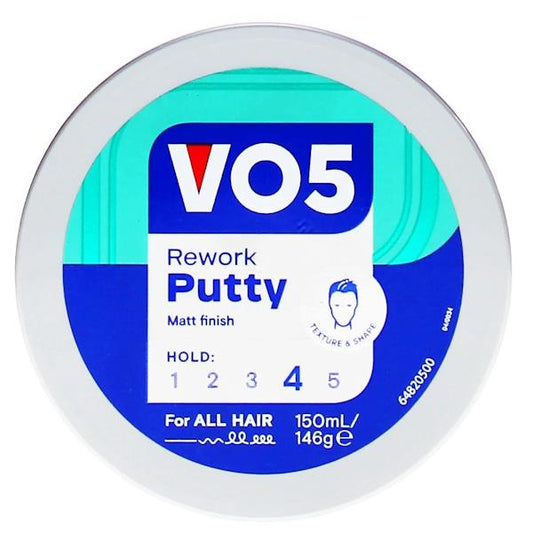 VO5 Rework Putty 150ml (Case of 6)