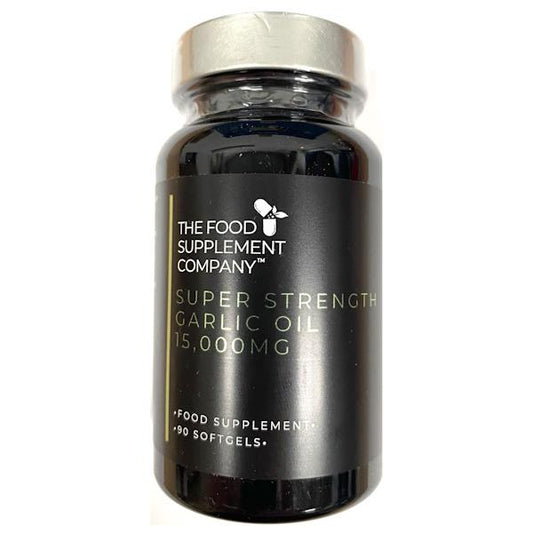 FSC Super Strength Garlic Oil 15000mg 90 Softgels (Case of 6)