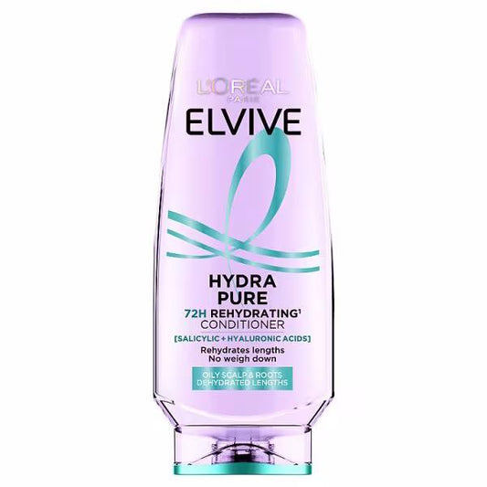 L'Oreal Elvive Hydra Pure 72H Purifying Conditioner 500ml (Case of 12)