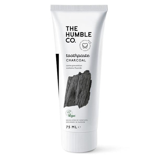 The Humble Co Toothpaste Charcoal 75ml (Case of 14)