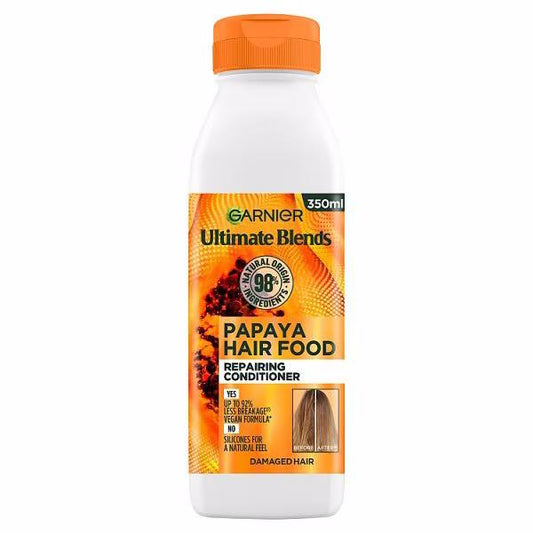 Garnier Ultimate Blends Hair Food Papaya Conditioner 350ml (Case of 6)