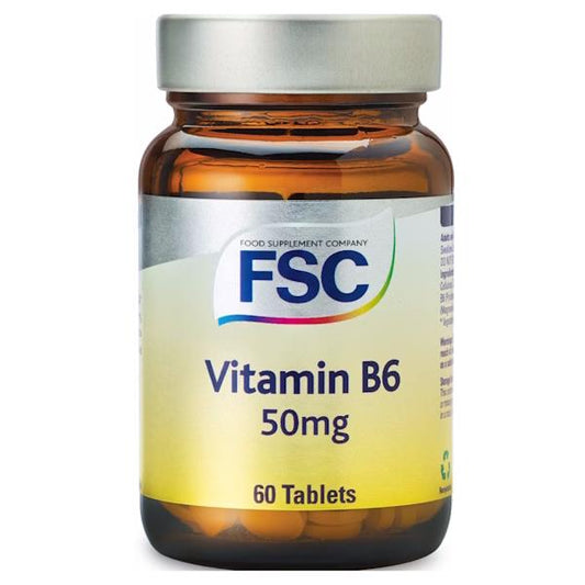 FSC Vitamin B6 50mg 60 Tablets (Case of 6)