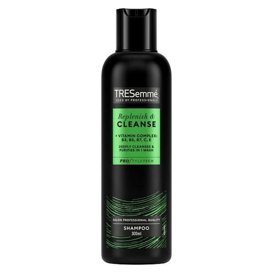 Tresemme Replenish & Cleanse Shampoo 300ml (Case of 6)