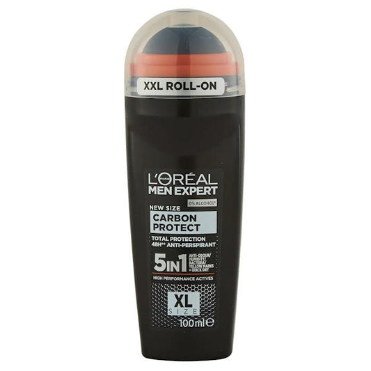 L'Oreal Men Expert Anti-Perspirant Roll-On Carbon Protect 100ml (Case of 6)