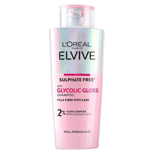 (LT) L'Oreal Elvive Glycolic Gloss Shampoo 200ml (Case of 6)