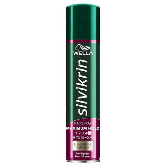 Wella Silvikrin Hairspray Maximum Hold 250ml (Case of 6)