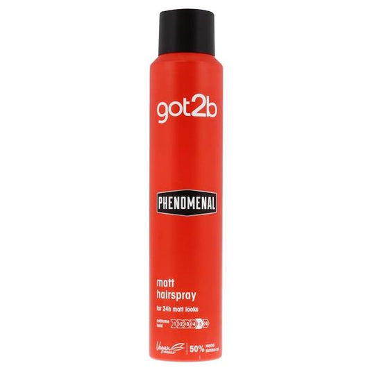 Schwarzkopf Got2b Phenomenal Matt Hairspray 200ml (Case of 6)