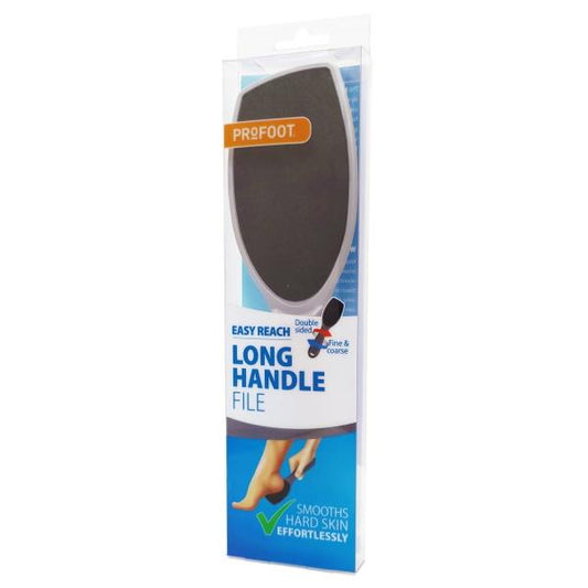 (LT) Profoot Easy Reach Long Handle Foot File (Case of 6)