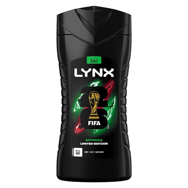 Lynx Africa Bodywash 225ml (Case of 6)