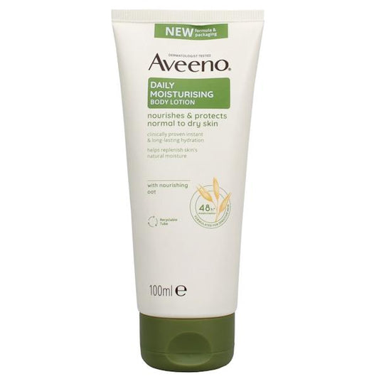 Aveeno Daily Moisturising Body Lotion 100ml (Case of 6)
