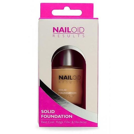 Nailoid Solid Foundation Base Coat, Ridge Filler & Hardener 12ml (Case of 3)