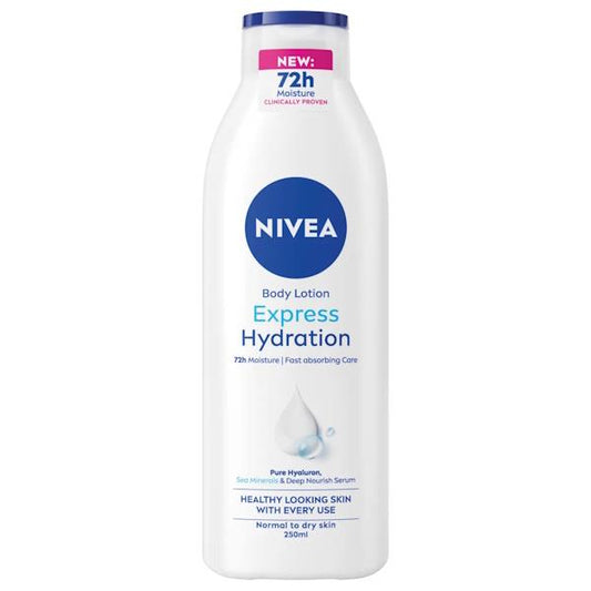 Nivea Body Lotion Express Hydration 250ml (Case of 6)
