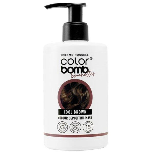 (LT) Jerome Russell Color Bomb Brunettes Cool Brown Colour Depositing Mask 300ml (Case of 6)