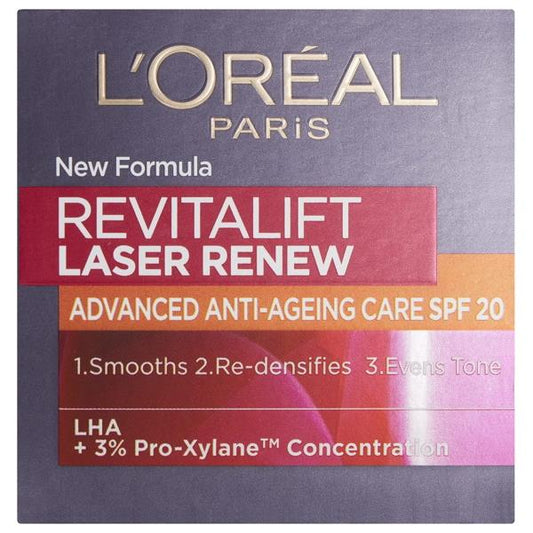 (LT) L'Oreal Revitalift Laser Renew Advanced Anti-Ageing Care SPF20 50ml (Case of 6)