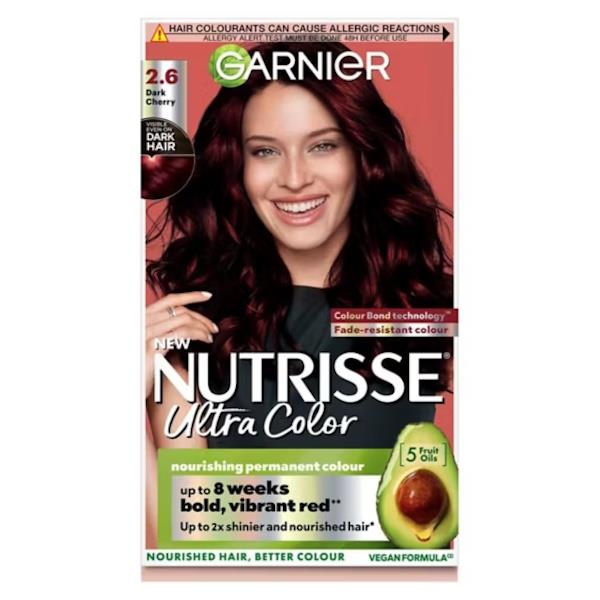 Garnier Nutrisse Ultra Color Permanent Colour 2.60 Dark Cherry