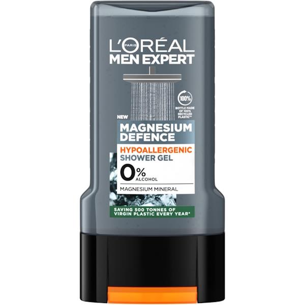 (LT) L'Oreal Men Expert Magnesium Defence Shower Gel 300ml (Case of 6)