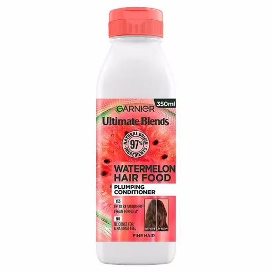 (LT) Garnier Ultimate Blends Hair Food Watermelon Conditioner 350ml (Case of 6)