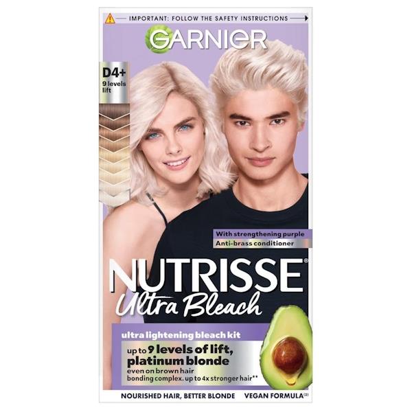 Garnier Nutrisse Ultra Bleach Lightener D4+ Bleach Ultra Lightener (Case of 3)