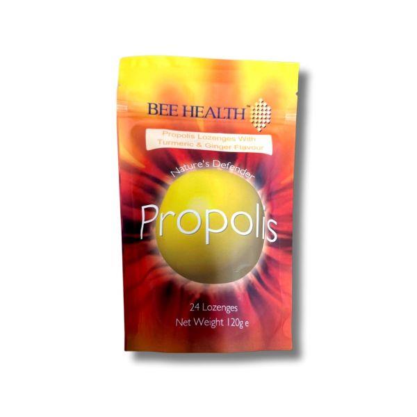 Bee Health Propolis 24 Turmeric & Ginger Flavour Lozenges 120g (Case of 12)