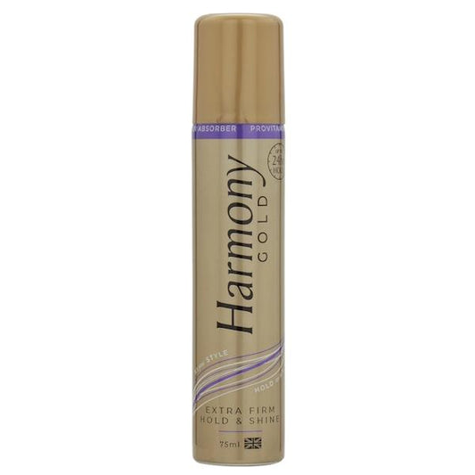 Harmony Gold Hairspray Extra Firm Hold 75ml (Case of 6)