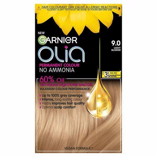 Garnier Olia Permanent Hair Colour 9.0 Light Blonde (Case of 3)
