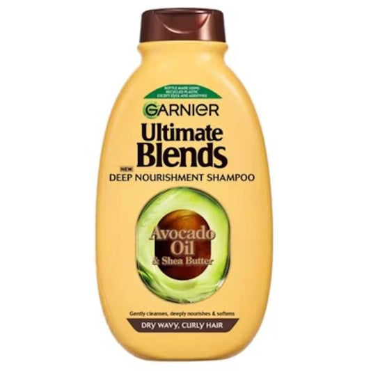 (LT) Garnier Ultimate Blends Avocado Oil & Shea Butter Shampoo 300ml (Case of 6)