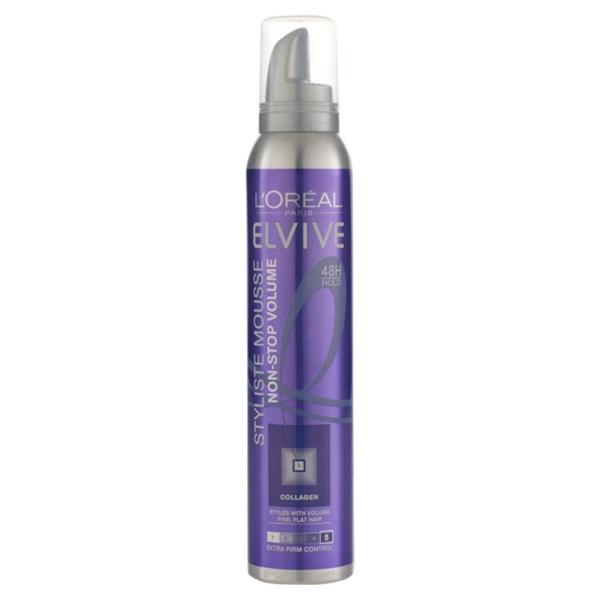 L'Oreal Elvive Styliste Mousse Non-Stop Volume 200ml (Case of 6)