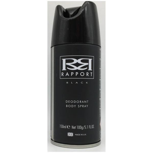 Rapport Black Deodorant Body Spray 150ml (Case of 12)