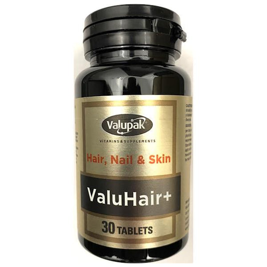 Valupak ValuHair+ 30 Tablets (Case of 6)