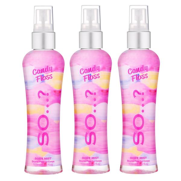 So...? Candy Floss Body Mist 100ml (Case of 3)