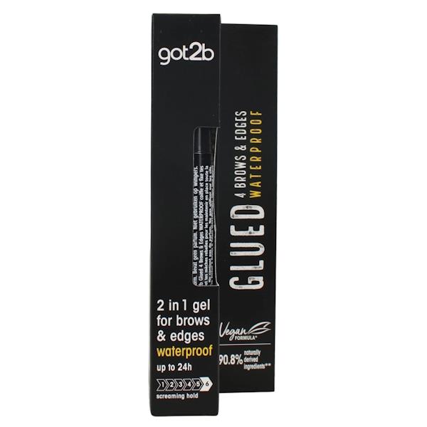 Schwarzkopf Got2b Glued 2in1 Gel For Brows & Edges Waterproof 16ml (Case of 6)