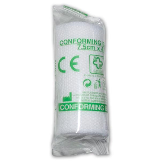 A&E Conforming Bandage 7.5cm x 4M (Case of 12)