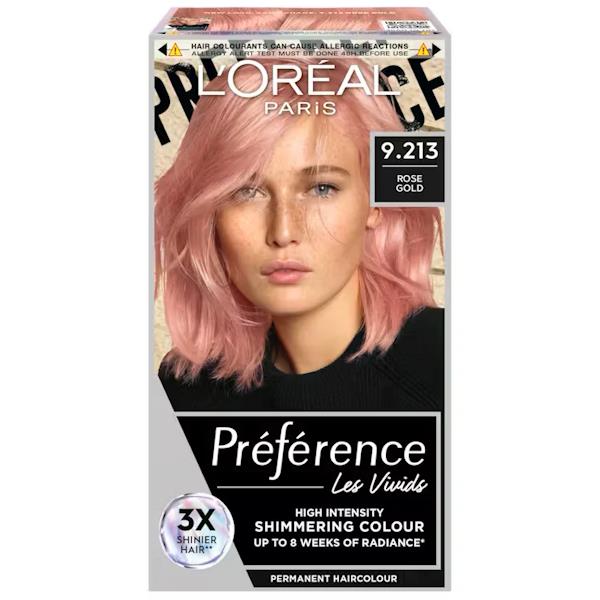L'Oreal Preference Vivids 9.213 Rose Gold (Case of 3)