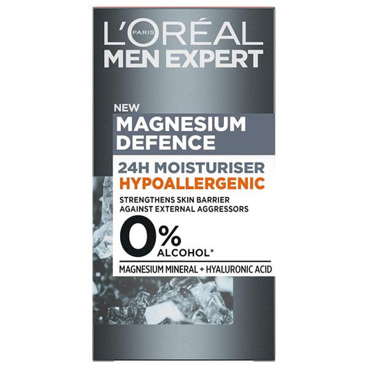 L'Oreal Men Expert Magnesium Defence 24H Moisturiser 50ml (Case of 6)