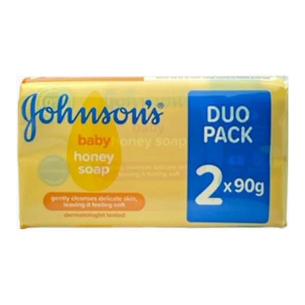 Johnson's Baby Honey Soap 2 x 90g Bars (Case of 18)