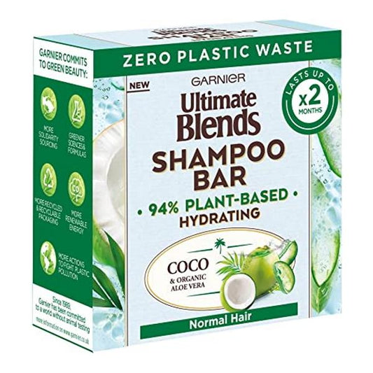 (LT) Garnier Ultimate Blends Shampoo Bar Hydrating Coconut & Aloe Vera 60g (Case of 12)