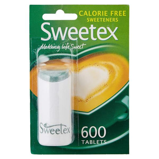 Sweetex Sweeteners 600 Tablets (Case of 12)