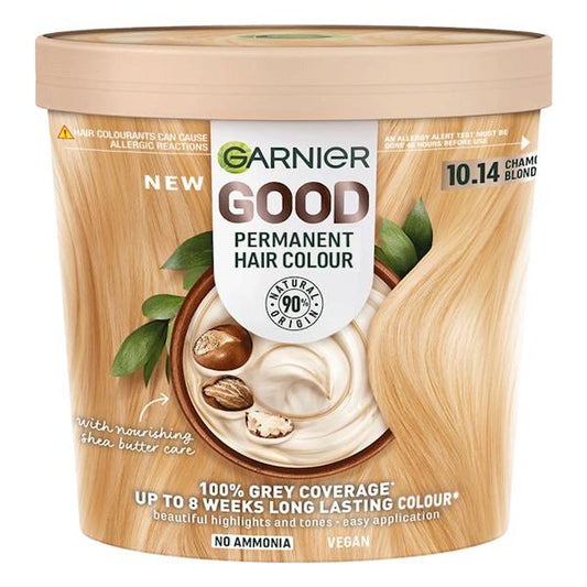Garnier Good Permanent Hair Colour 10.14 Chamomile Blonde (Case of 3)